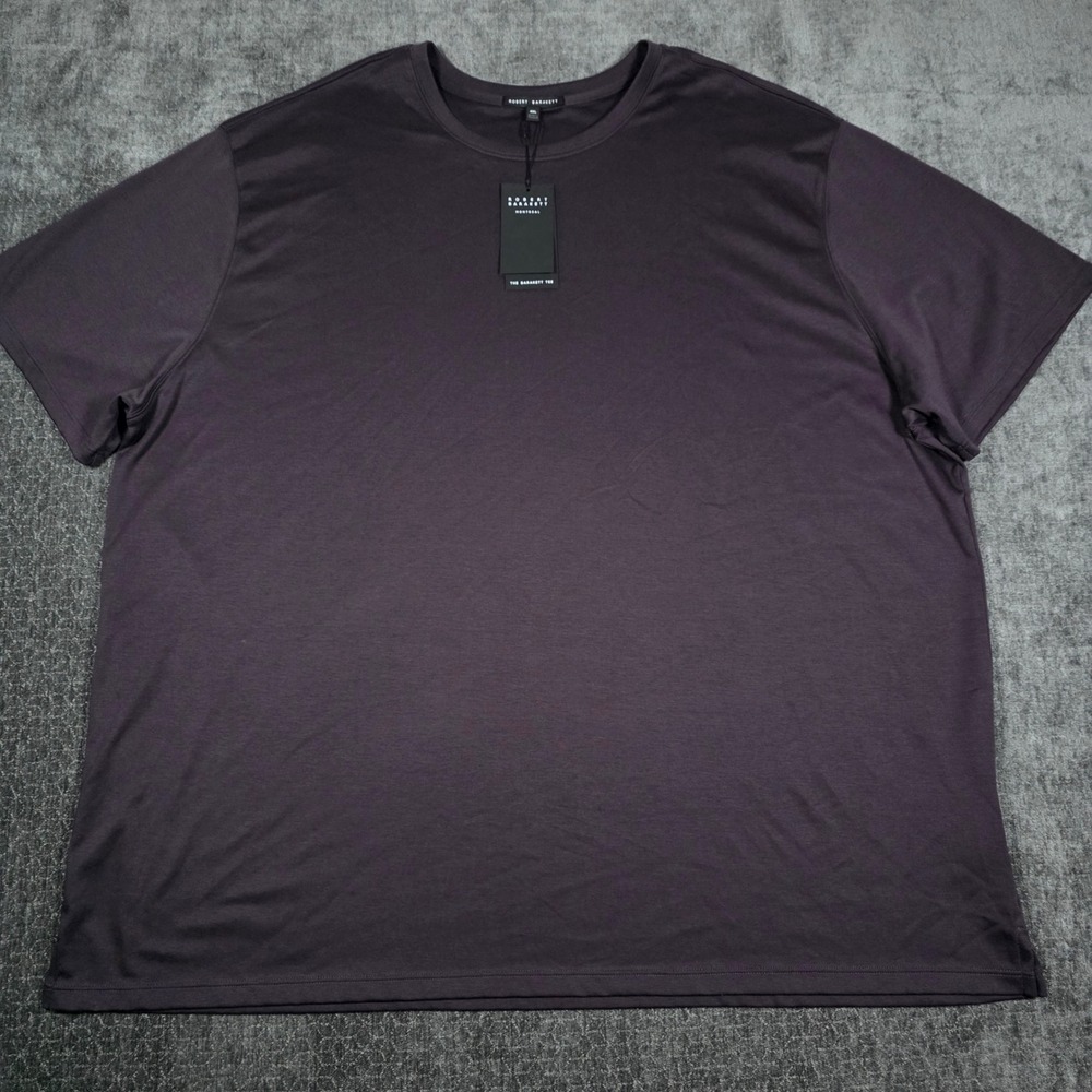 Robert Barakett The Barakett Tee Deep Eggplant Pima Cotton T-Shirt Mens 4XL NEW